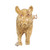 .6 Carat Diamond Sapphire Yellow Gold Wild Boar Brooch