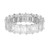 7.87 Carat Lab Grown Diamond White Gold Eternity Band Ring