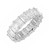 9.02 Carat Lab Grown Diamond 14k White Gold Eternity Band Ring