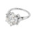 Certified 5.03 Carat Lab Grown Diamond Platinum Engagement Ring