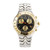 Ebel Two Tone 18k Yellow Gold Steel Mens Sportwave Chronometer