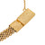 14k Yellow Gold Antique Mesh Handmade Bracelet