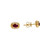 Peter Suchy .75 Carat Ruby Diamond Yellow Gold Earrings