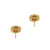 Peter Suchy .75 Carat Ruby Diamond Yellow Gold Earrings