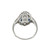 .67 Carat Diamond 14k White Gold Filigree Cocktail Ring
