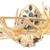2.25 Carat Round Sapphire 14k Yellow Gold Fly Brooch