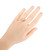 2.08 Carat Round Baguette Diamond 18k White Gold Eternity Band Ring