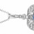 Peter Suchy GIA 2.01 Carat Sapphire Diamond 14k White Gold Heart Shape Necklace