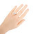 3.00 Carat Round Baguette Lab Grown Diamond Platinum Three Stone Engagement Ring