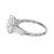 1.86 Carat Pear Baguette Diamond Platinum Three Stone Engagement Ring