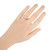 6.19 Carat Lab Grown Emerald Cut Diamond 14k White Gold Eternity Band Ring