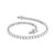 5.00 Carat Lab Grown Round Diamond 14k White Gold Tennis Bracelet