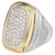 David Yurman 1.00 Carat Pave Diamond Gold Silver Albion Cocktail Ring