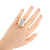 David Yurman 1.00 Carat Pave Diamond Gold Silver Albion Cocktail Ring