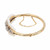 Art Deco .50 Carat Diamond Pearl Two Tone Gold Bracelet