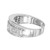 2.50 Carat Baguette Diamond Cluster 14k White Gold Band Ring