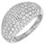 2.00 Carat Round Diamond White Gold Dome Cluster Ring