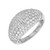 2.00 Carat Round Diamond White Gold Dome Cluster Ring