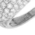 2.00 Carat Round Diamond White Gold Dome Cluster Ring