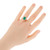Peter Suchy GIA Certified 2.38 Carat Emerald Diamond White Gold Ring