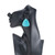 GIA Certified Turquoise Onyx Diamond White Gold Dangle Earrings