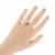 Bvlgari White Gold Parentesi Band Ring