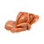 GIA Certified 131.22 Carat Rose Shaped Hand Carved Natural Coral Ornament