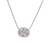Peter Suchy GIA Certified 3.45 Carat Pink Sapphire Diamond Gold Pendant Necklace