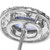 Peter Suchy GIA Certified 2.27 Carat Oval Sapphire Diamond White Gold Earrings