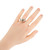 GIA 3.33 Carat Cabochon Chrysoberyl Cats Eye Diamond Men's Platinum Ring