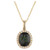 Peter Suchy GIA Certified 2.17 Carat Sapphire Diamond Yellow Gold Necklace