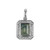 Peter Suchy GIA Certified 1.99 Carat Sapphire Diamond White Gold Pendant