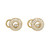 Chopard .76 Carat Diamond 18k Yellow Gold Happy Diamond Clip Post Earrings