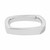 Tiffany & Co Frank Gehry  .22 Carat Round Diamond 18 White Gold Torque Ring