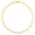 .70 Carat Round Diamond Two Tone 18k Gold Link Bar Necklace