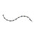 4.70 Carat Oval Sapphire Round Diamond White Gold Bracelet