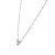 .50 Carat Diamond 18k White Gold Cluster Necklace