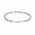 1.20 Carat Round Brilliant Cut Diamond 14k White Gold Flexible Bracelet