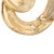 Angela Cummings 18k Yellow Gold Textured Knot Lever Back Clip Post Earrings