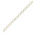 1.00 Carat Round Diamond 18k Yellow White Gold Link Bracelet