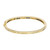 Tiffany & Co. .64 Carat Round Sapphire Diamond 18k Yellow Gold Bangle Bracelet