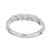 Platinum Wedding Band with Four Round Diamonds, .28 Carats