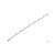 Estate Matte 14k White Gold Hinged Bar Link Tube Set Round Diamond Bracelet
