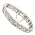 Vintage 1.60ct Old European Cut Diamond Platinum Top 14k White Gold Bracelet