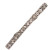 Vintage 1.60ct Old European Cut Diamond Platinum Top 14k White Gold Bracelet