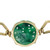 Jadeite Jade Yellow Hand Engraved Art Deco Yellow Gold Bracelet