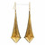 Cartier Yellow Gold Mid Century Long Dangle Earrings