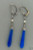  Vintage Antique 1920 Platinum Art Deco Akoya Pearl Wire Top Dangle Earrings
