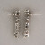 Vintage 1950-1960 14k Gold .45CT Single & Brilliant Diamond Dangle Earrings