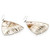 Peter Suchy 18k White Gold 84.94ct Quartz  Natural Rutile Inclusions Earrings